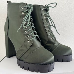 Women's Lace-Up Ankle Booties